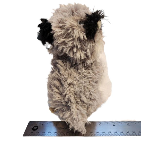 Dan Dee Husky Dog Stuffed Animal Plush with Red Ribbon with White Hearts 7" - Picture 6 of 9